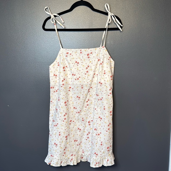 Ghanda Floral Tie-Strap Dress - Picture 1 of 8